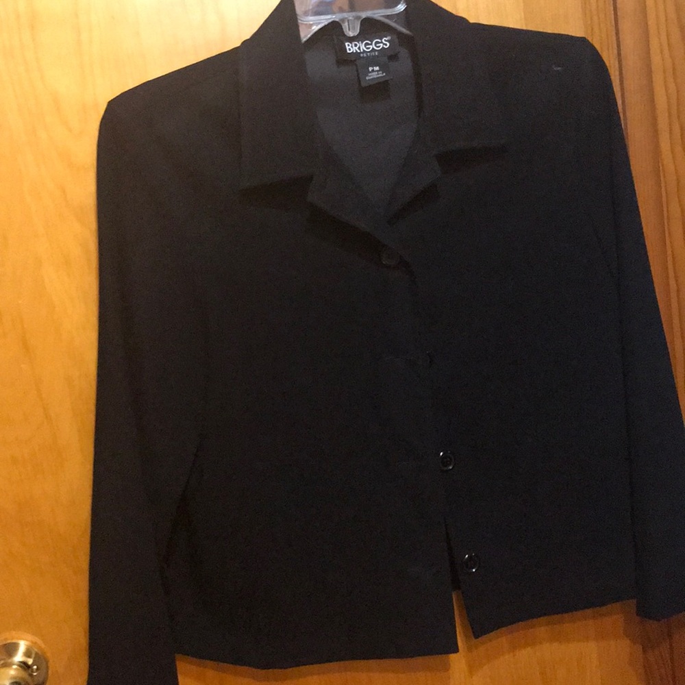 Black Briggs Long sleeve jacket size PM worn